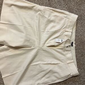 Cream Tailored Shorts by J Crew
